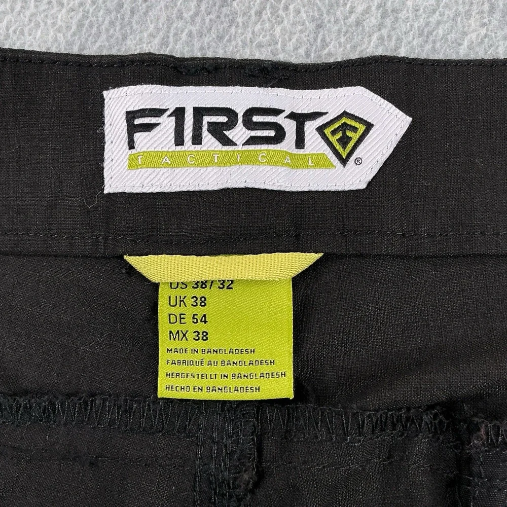 First Tactical Pants Men 38x32 (ACTUAL 38x29) Black Tactical Ripstop Cargo